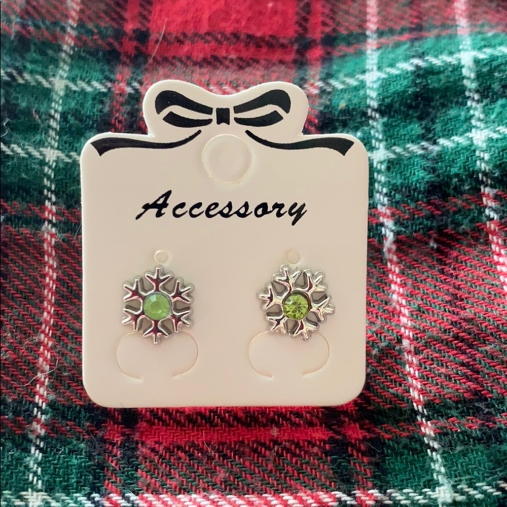 Snowflake earrings!